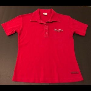 VTG Hard Rock Café Bangkok Red Polo Asian Size XL